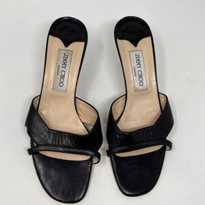 Jimmy Choo Elegant Black Heels size 38.5 EU 9 US
